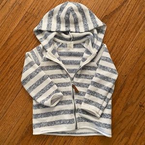 H&M knit sweater zip-up